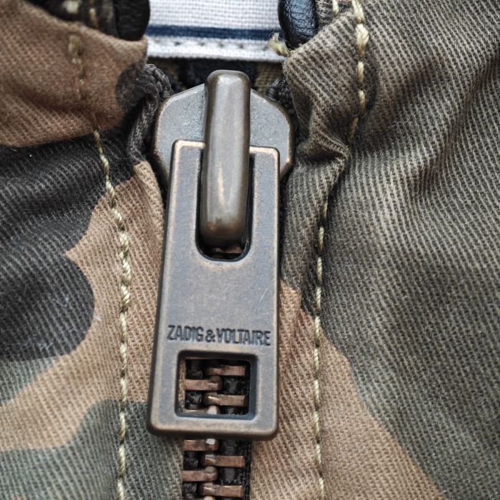 Geacă camo / camouflage Zadig & Voltaire Malibu amour skull Luxury