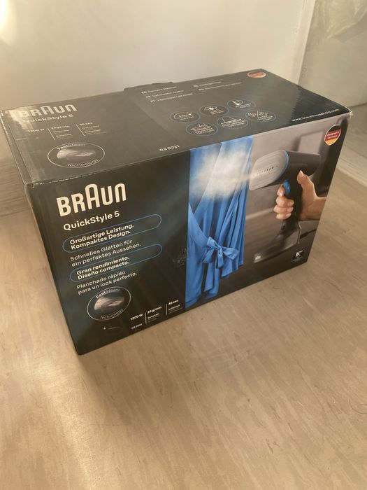 Отпариватель новый Braun QuickStyle 5