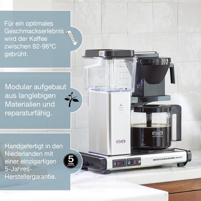 Filtru de cafea  Moccamaster KBG Select 1.25L