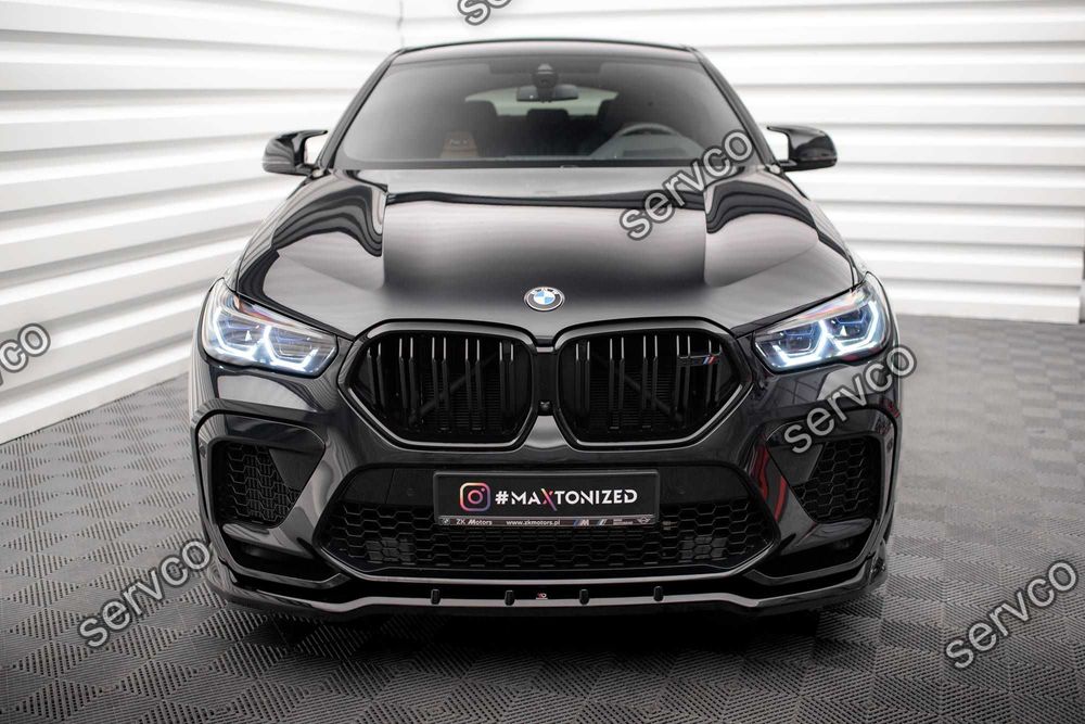 Prelungire splitter bara fata Bmw X6 M F96 2020- v1 - Maxton Design