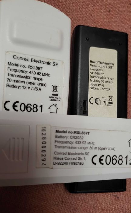 Telecomanda radio frecventa, RSL