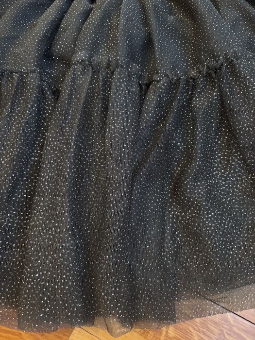 Fusta H&M 134/140, 8-10 ani, tutu gri cu argintiu