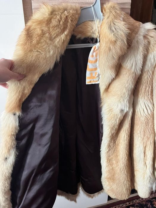Естествено палто от лисица