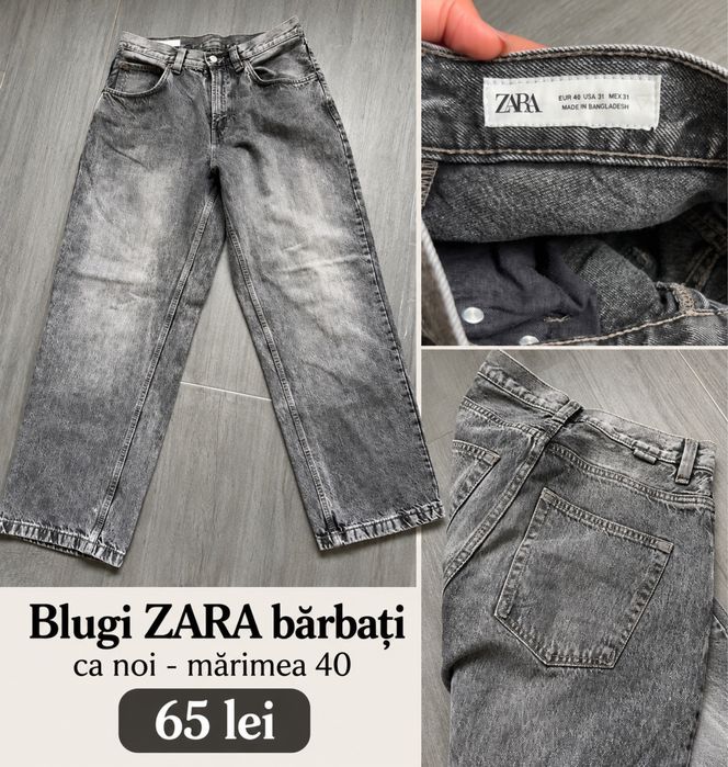 Zara blugi marimea 40 ca noi