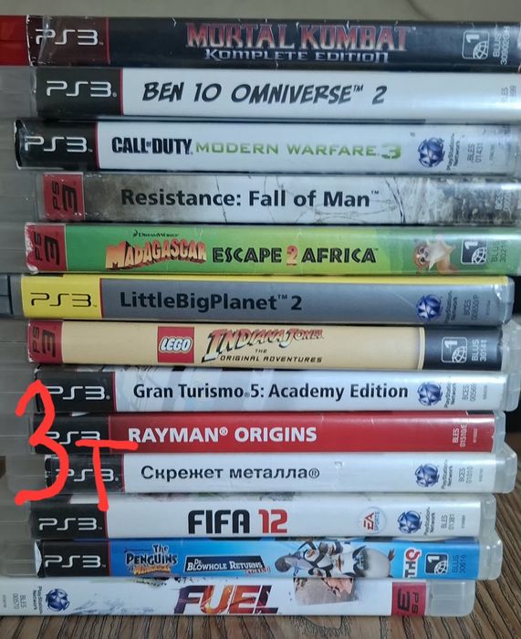 Диски игровые sony ps3