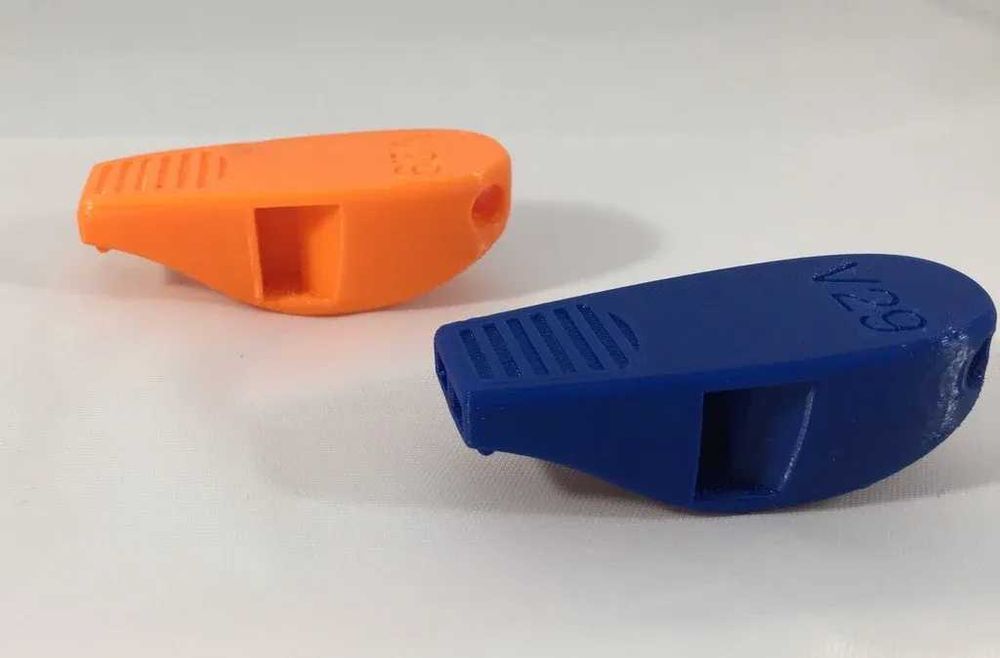 Самый громкий свисток в мире, напечатано на 3D принтере