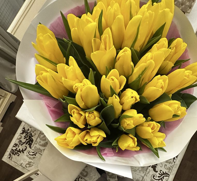 Цветы тюльпаны свежие
