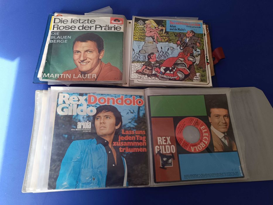 Колекция немски малки грамофонни плочи