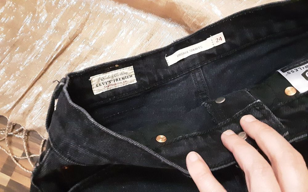 XS нови къси дамски дънки ZARA, LEVIS ,Ltb