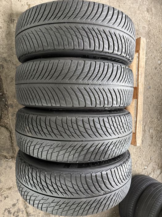 Jante originale Audi A6 cu anvelope iarna Michelin 225/60 R17