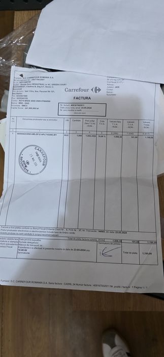 Vând masina de spalat Arctic