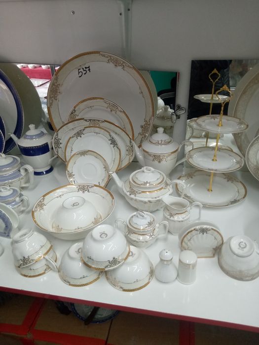 Набор тарелок и Пялы 99 шт