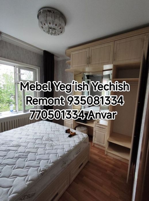 Zborka Razborka Mebel usta yegʻish yechish Сборка разборка Мебели