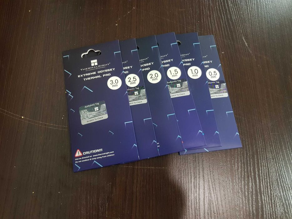 Термопрокладки от Thermalright Odyssey 2 Термопаста