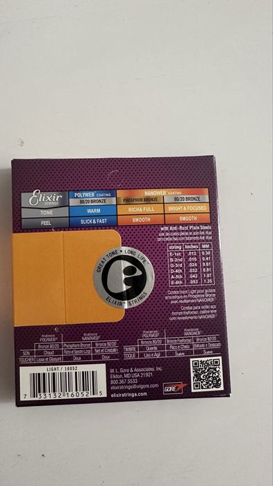 Струны Elixir 16052 Nanoweb