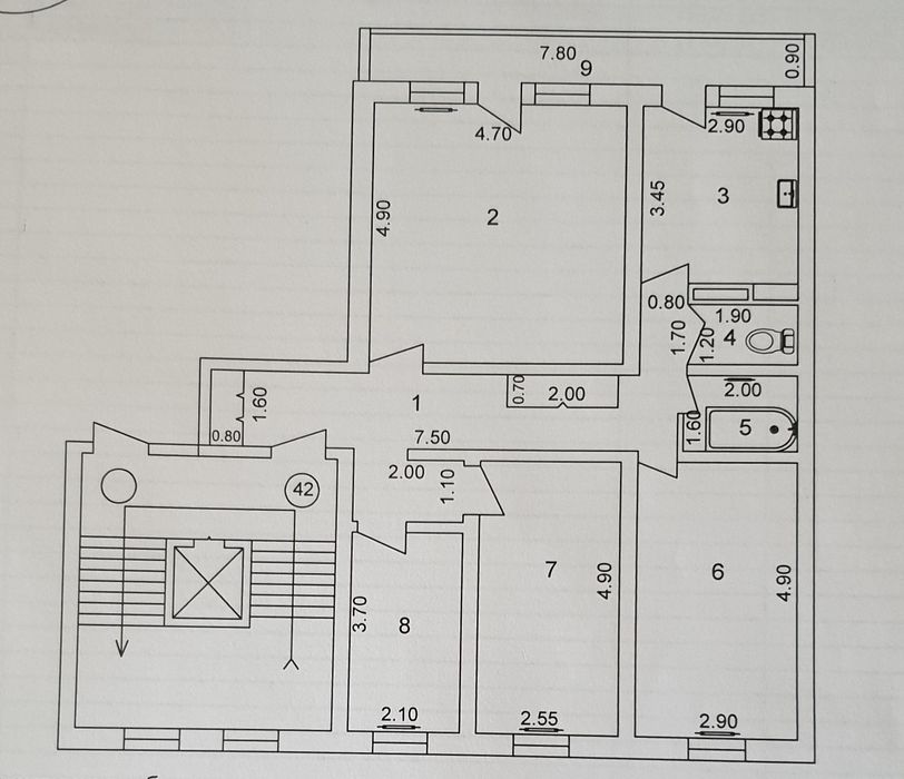 Продается 4-х комнатная квартира
