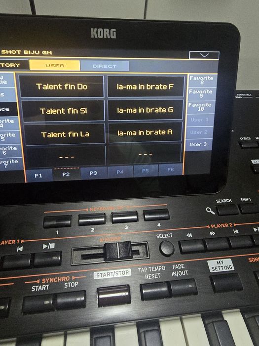 Set korg pa4x pa3x 2025 Automat introduceri noi Returnele vocii !