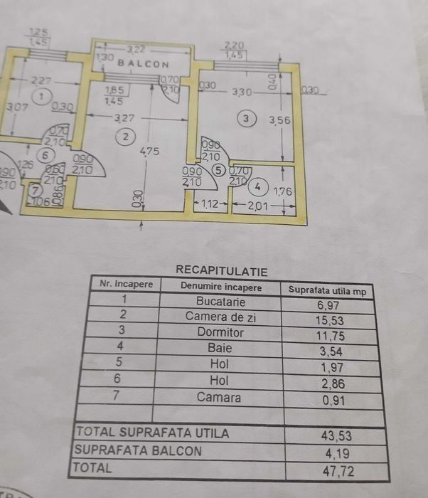 Apartament 2 camere Motru