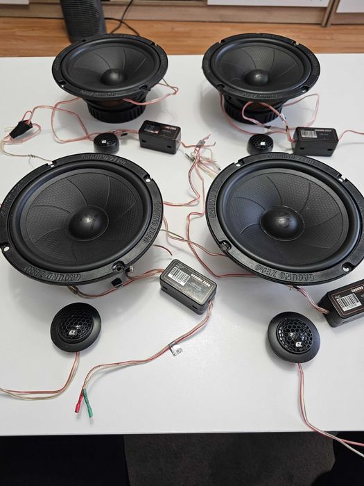 Авто говорители + пищялки Ground Zero 16.5 см, 90W RMS - КАТО НОВИ!