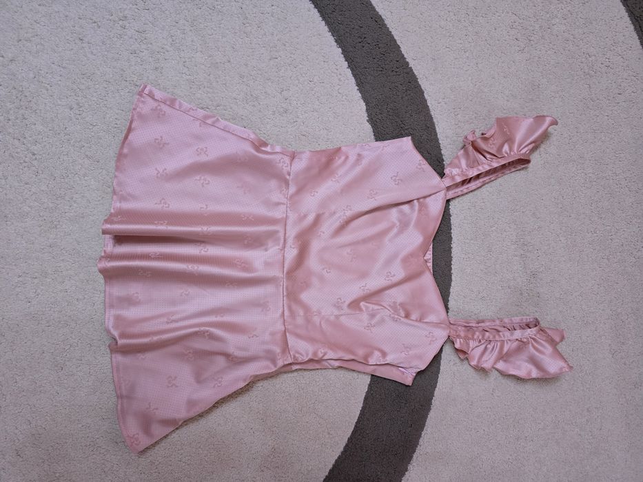 Бутиков розов топ-  размер S