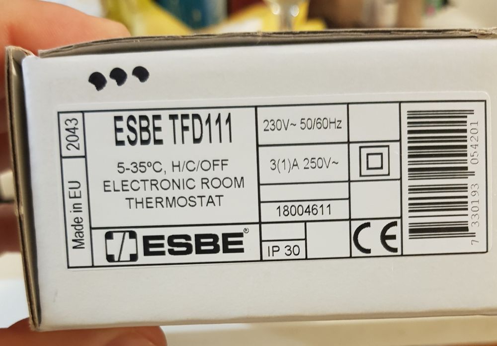 Termostat pentru ventiloconvectoare