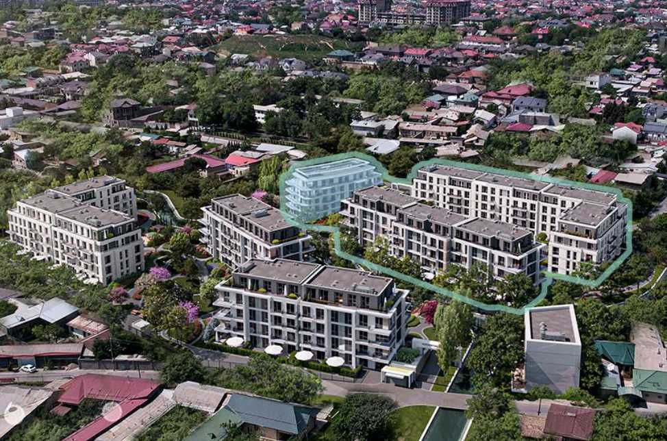 Премиальный жилой комплекс с собственной набережной  евро 2-ком. (J)