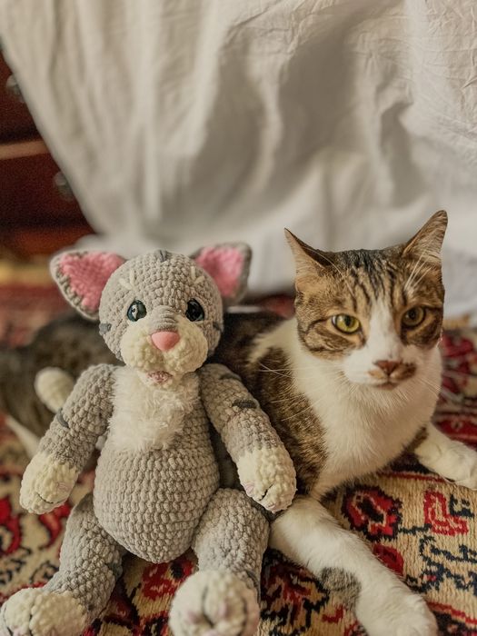 Вязаные кошечки и собачки
