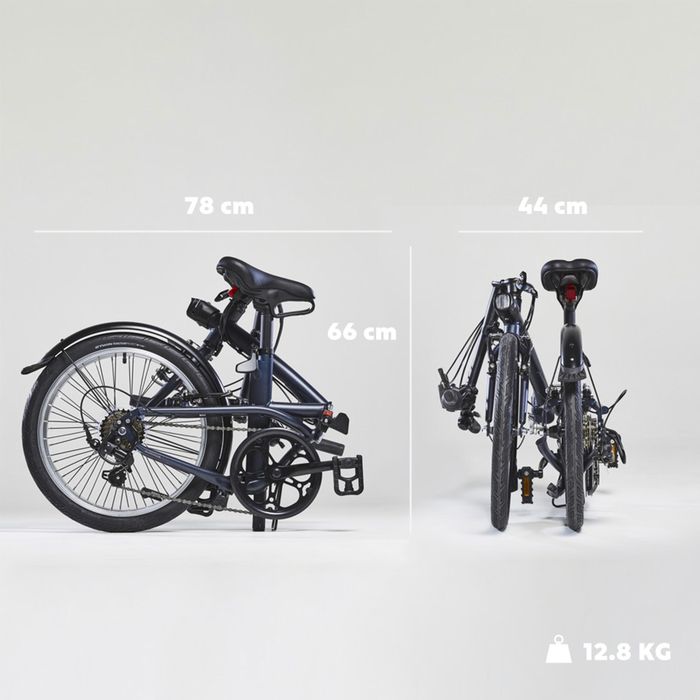 Bicicletă pliabilă Fold 500 Albastru închis - (SecondHand) Decathlon