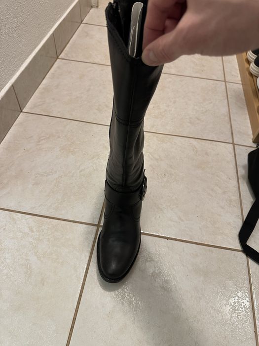 Vand cizme piele naturale, lungi, dama, marimea 39