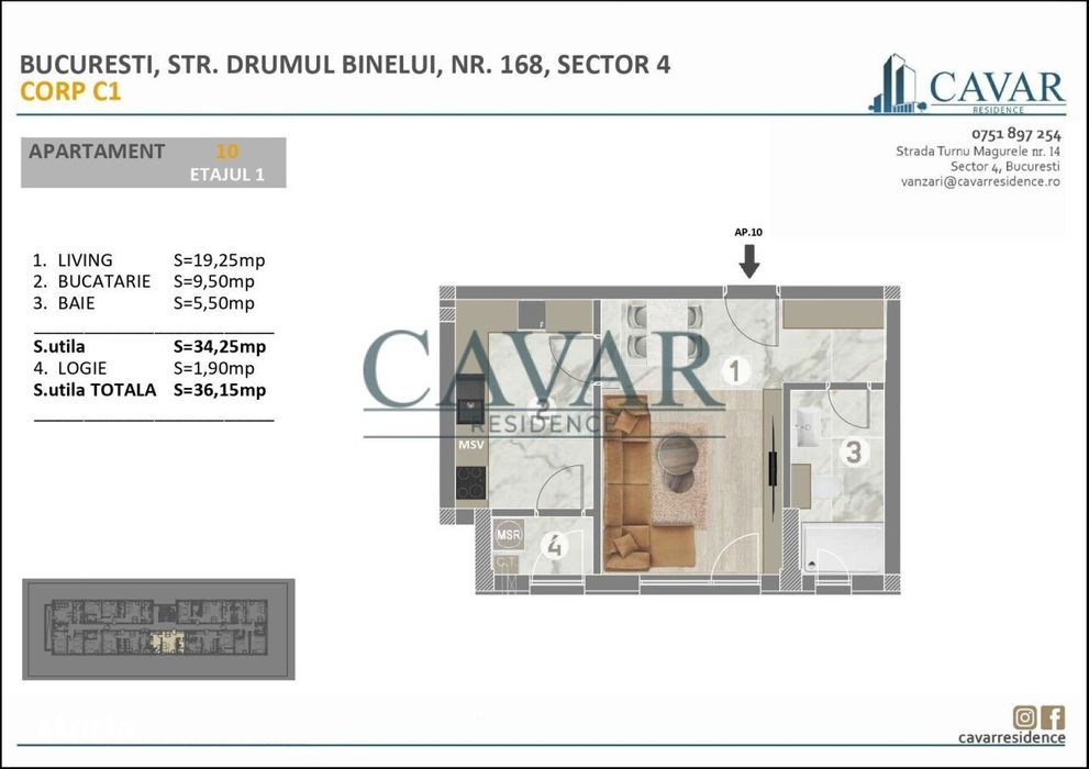 Proiect Nou Cavar Residence Binelui 168