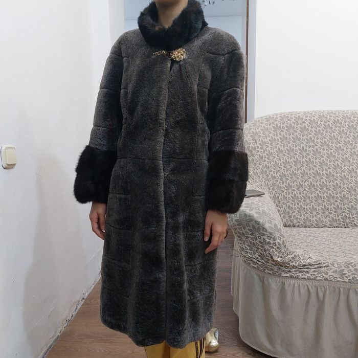 шуба мутон  б/у.