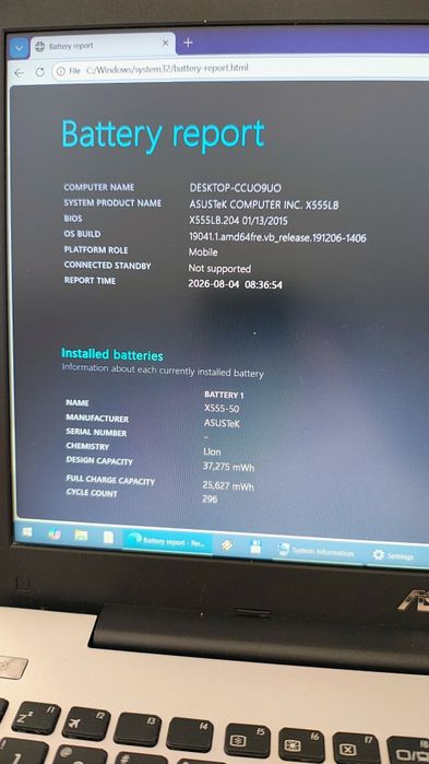 Laptop ASUS K555L