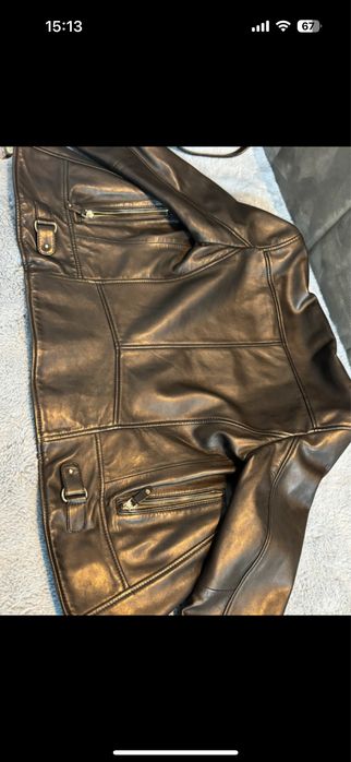 Geaca piele Massimo Dutti