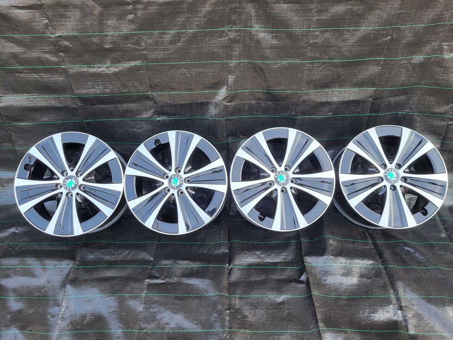 Vand jante Bicolore 5x112 R18 pt Skoda Kodiaq, Superb, Karoq, Octavia