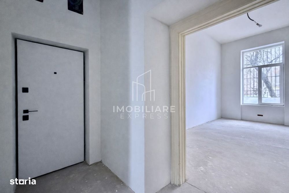 Apartament semifinisat avansat – 120 mp SEMICENTRAL.