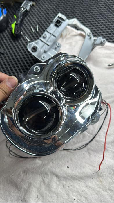 Установка линз би лэд