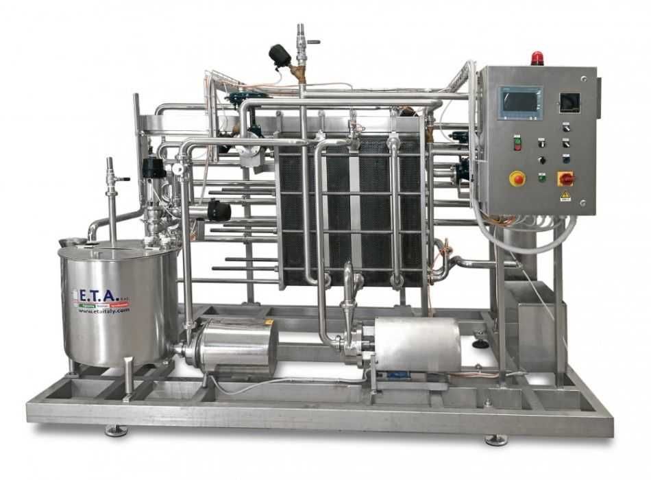 Пастеризатор охладитель от 5000л/ч (Молоко, Сок, Напитки, Мороженое)