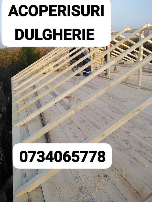 Reparații acoperisuri dulgherie tabla mansardari etc
