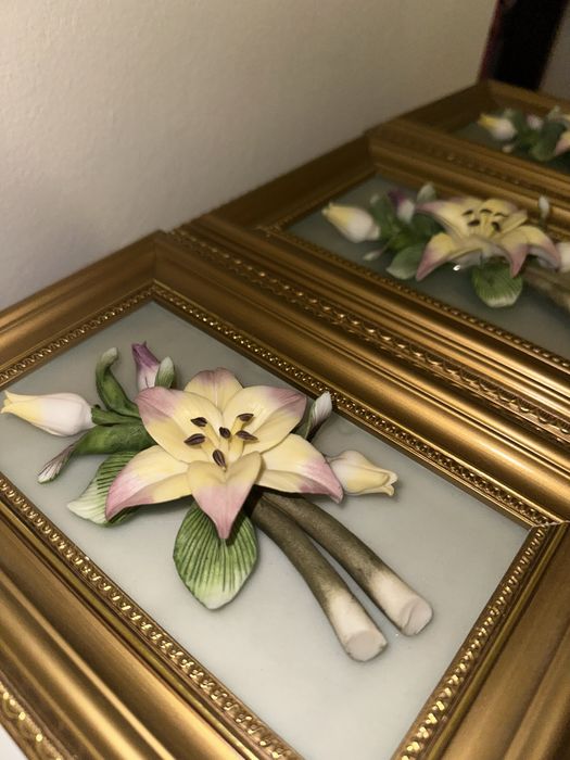 Картины цветочные объемные