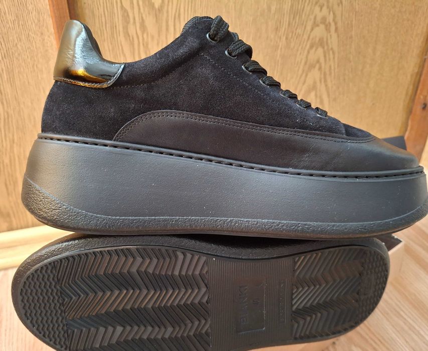 Нови кецеве Bianki от естествена кожа,лак и велур