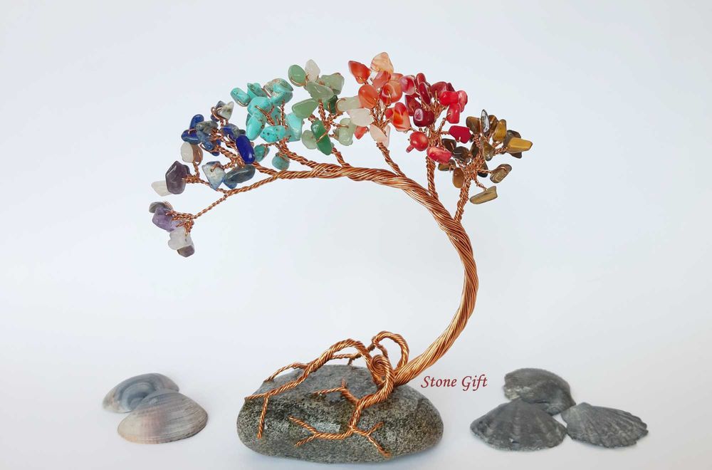 7 Кристала, Подарък за Юбилей, Подарък Йога, Подарък Коледа