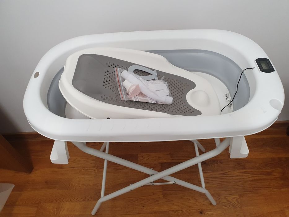 Cadita pliabila cu suport pentru bebelusi