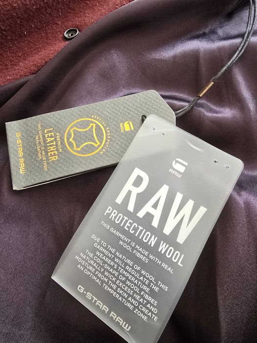 Яке G-star RAW естествена вълна и кожа