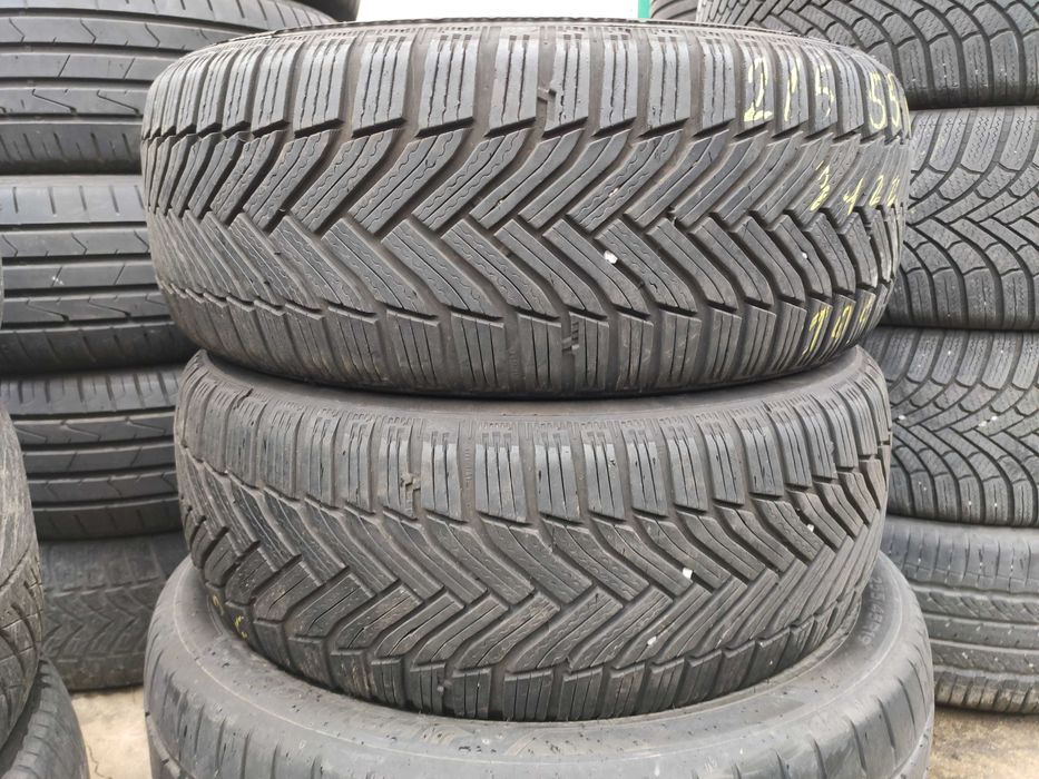 4бр Зимни гуми 215 55 16 - Michelin -