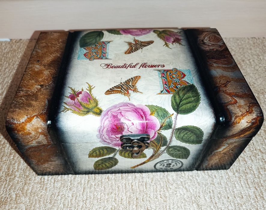 Шкатулки интерьерные, деревянные