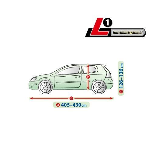 Prelata auto, husa exterioara Mobile Garage L Hatchback lungime 405-430 cm