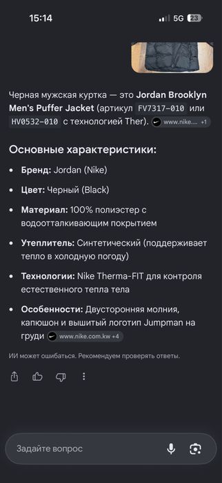 Jordan куртка оригинал