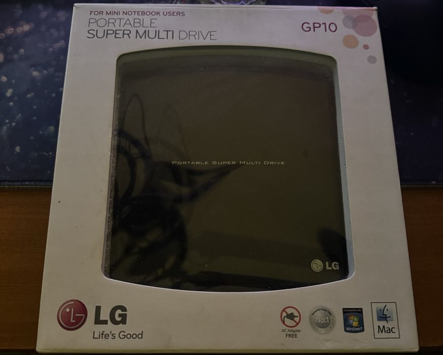 CD DVD portabil LG Windows si Mac made in Korea