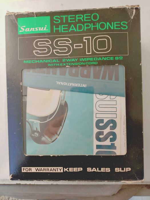 Ретро слушалки Sansui SS10