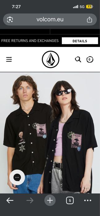 Volcom риза М Element тениска size L